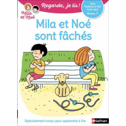 Regarde je lis mila et noe...