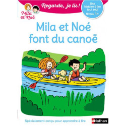 Regarde je lis mila et noe...